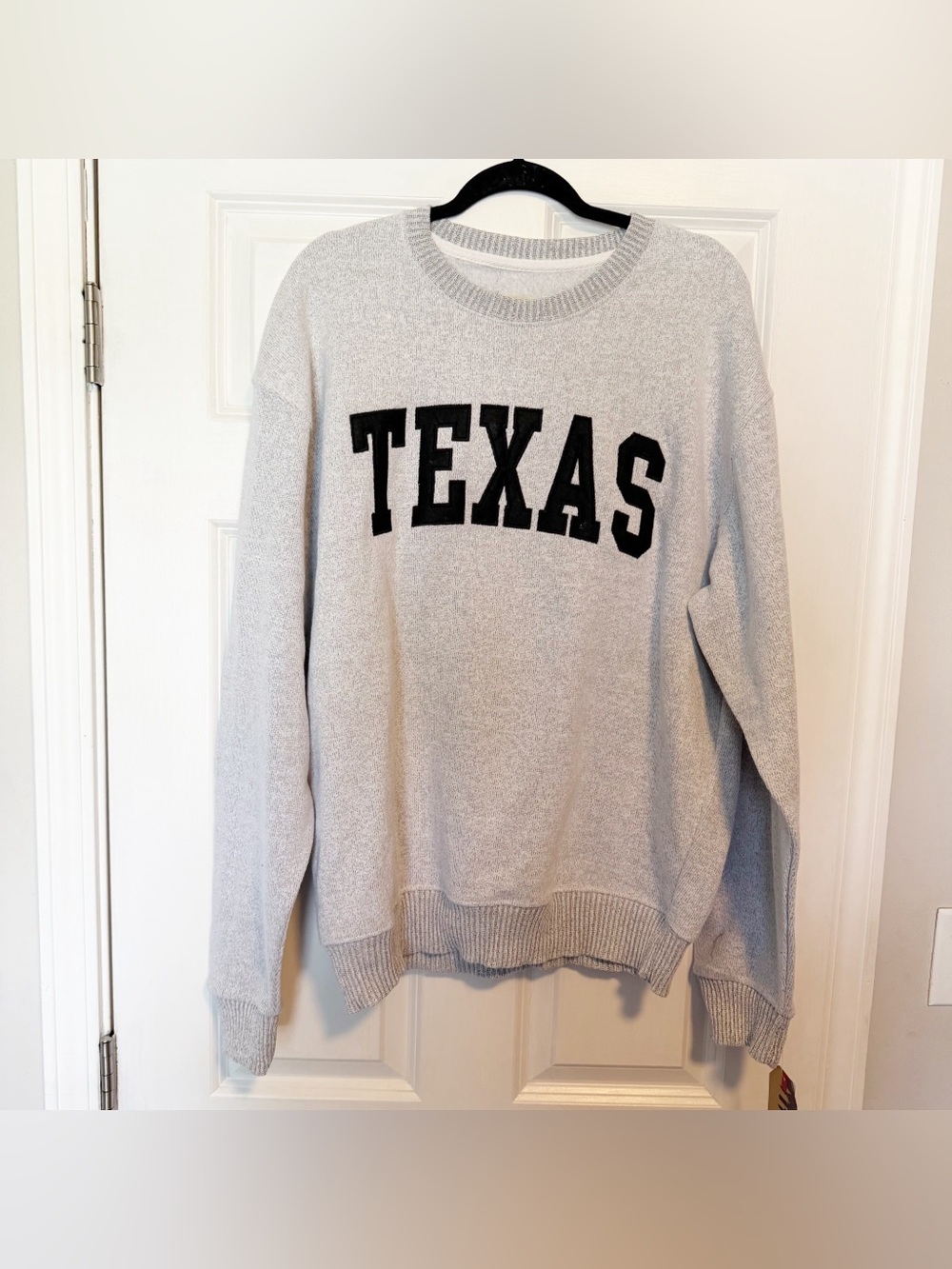 Texas embroidered graphic pullover crewneck.
